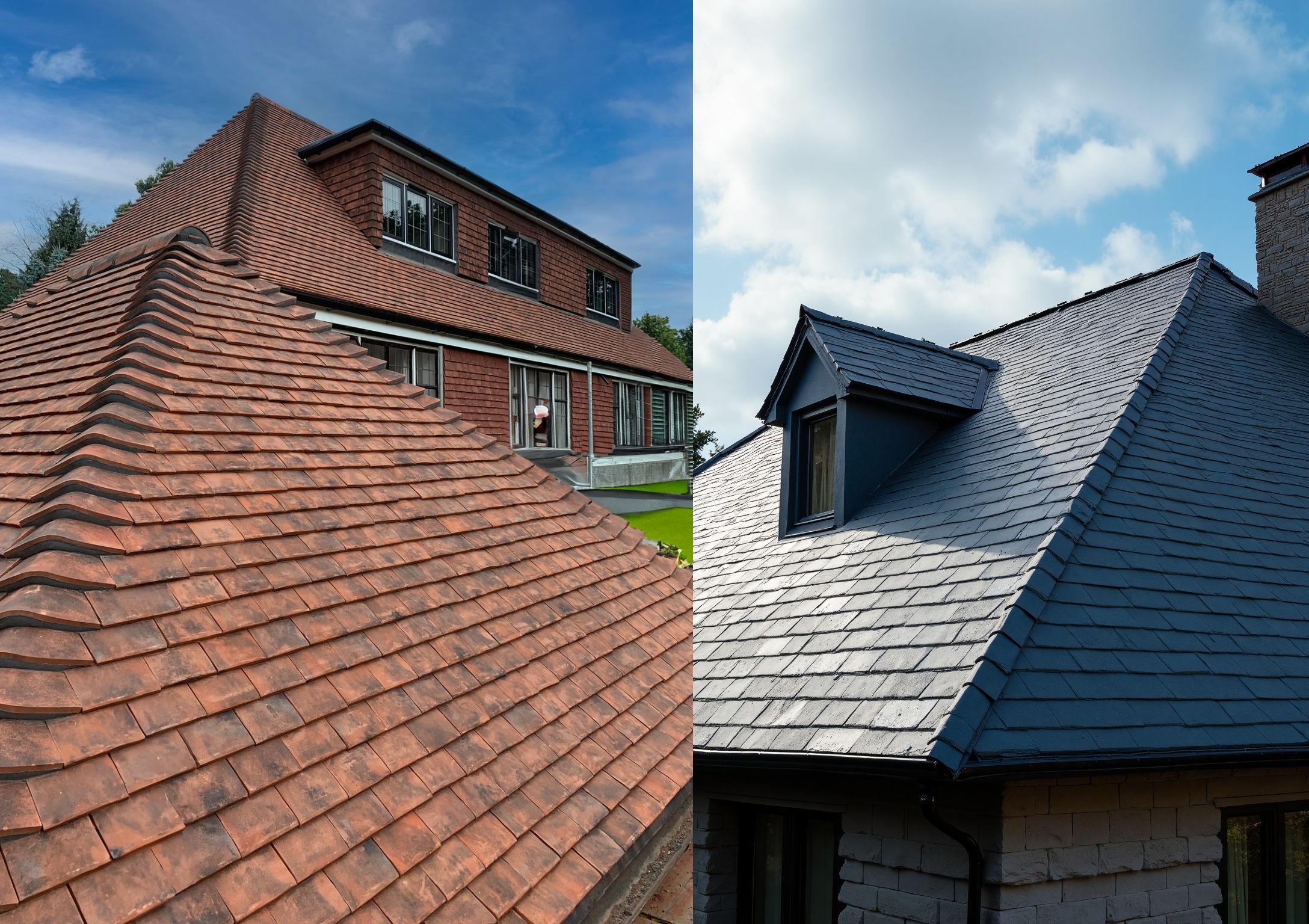 tile  & slate roof